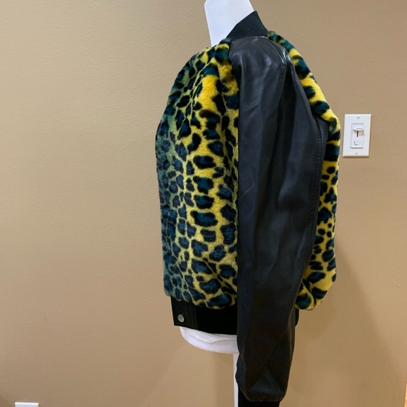MOTHER Letterman leopard bomber jacket - Picture 4 of 13